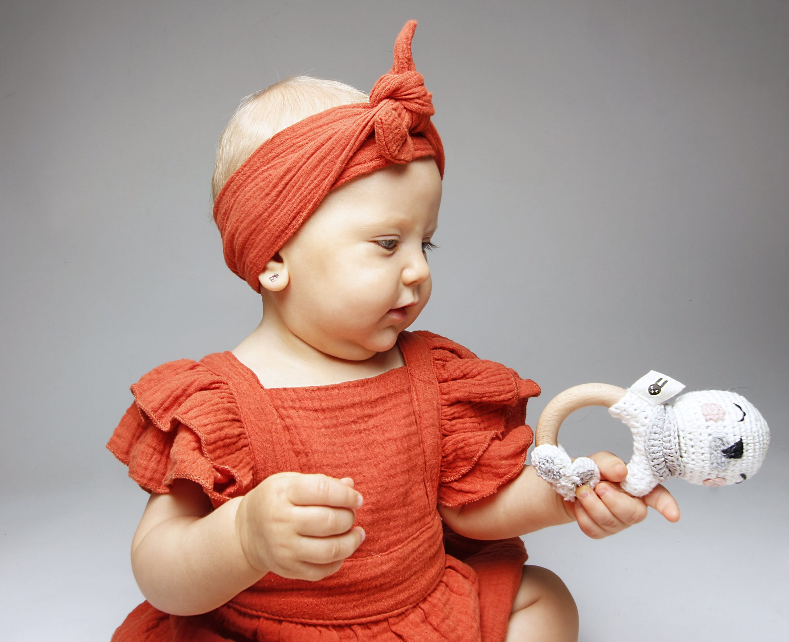 Piccoli Toys Matilde la Foca Sonaglio Uncinetto Cotone