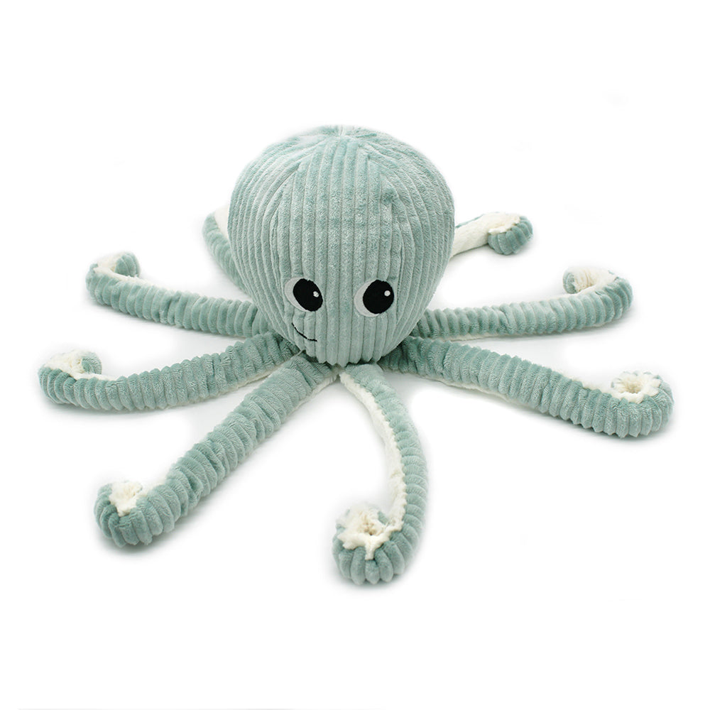Les Deglingos Ptipotos Filou peluche piovra mamma bebè menta 45cm