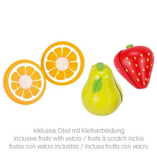 The Dida frullatore legno con frutta cucina 4 pezzi