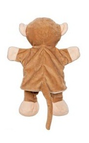 The Dida Burattino Mano Scimmia pupazzo marrone 31 cm