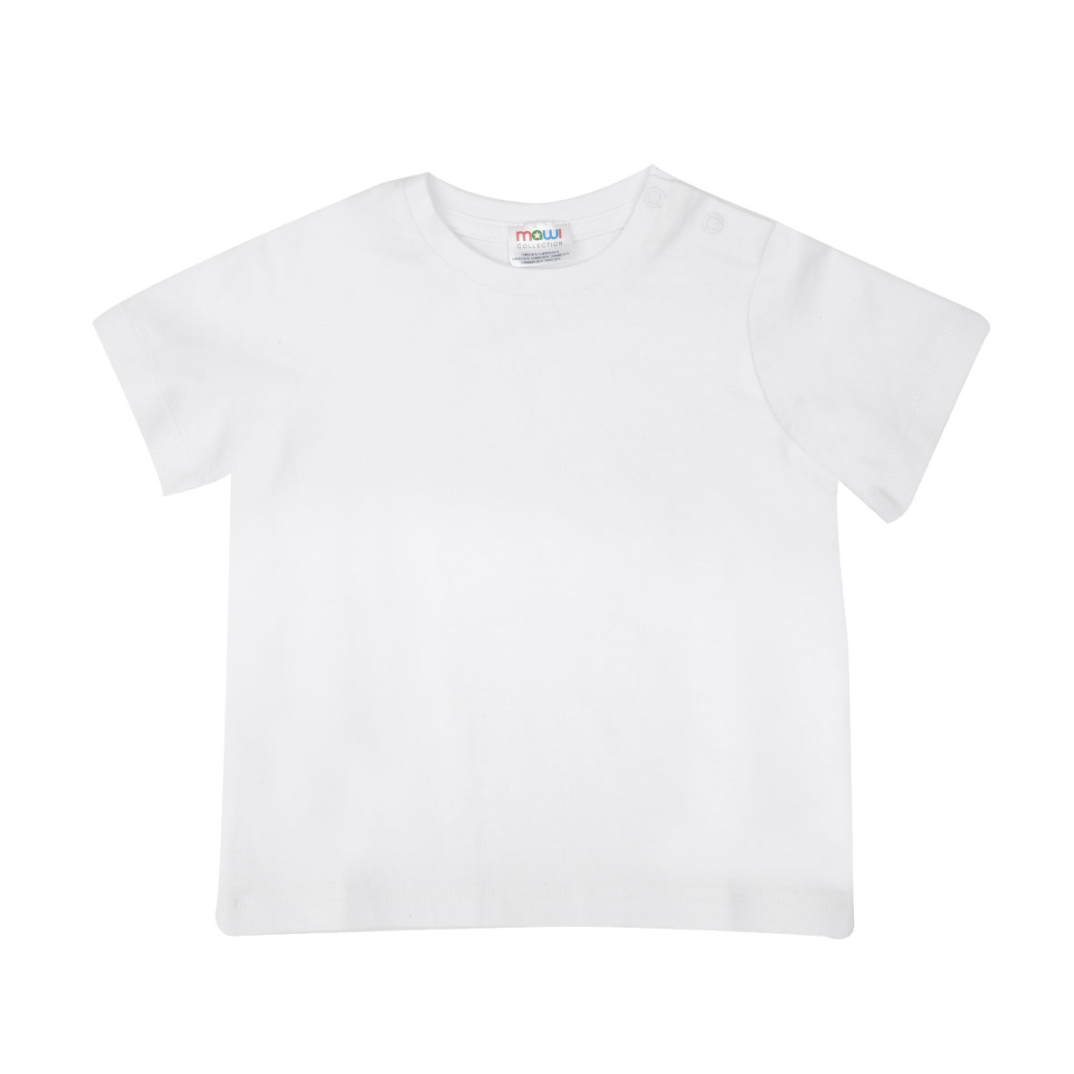 Toys Center Baby T-Shirt Jersey Bimbo Bianca Girocollo