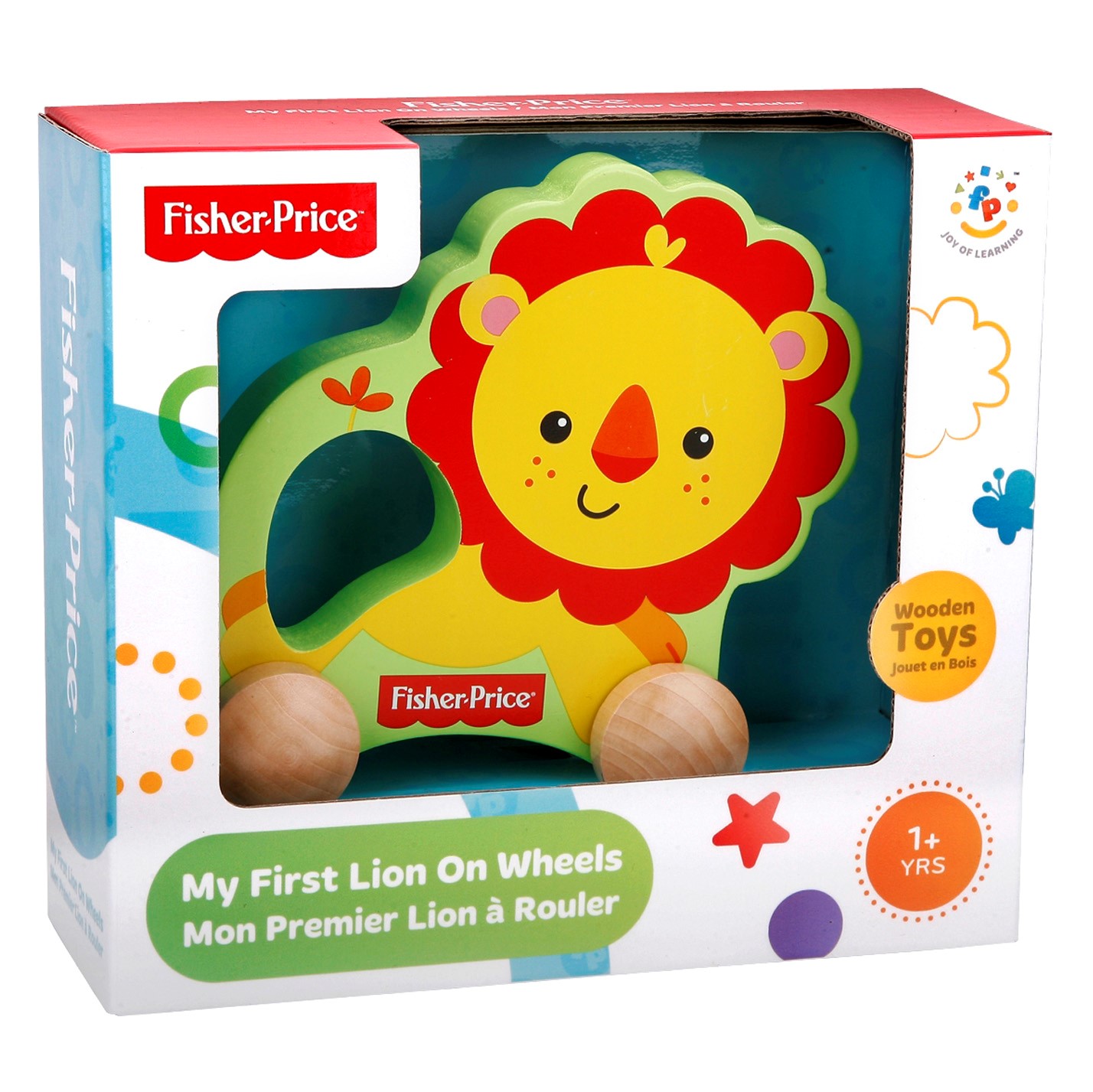 Baby's Clan Primo Leone gioco in legno con ruote