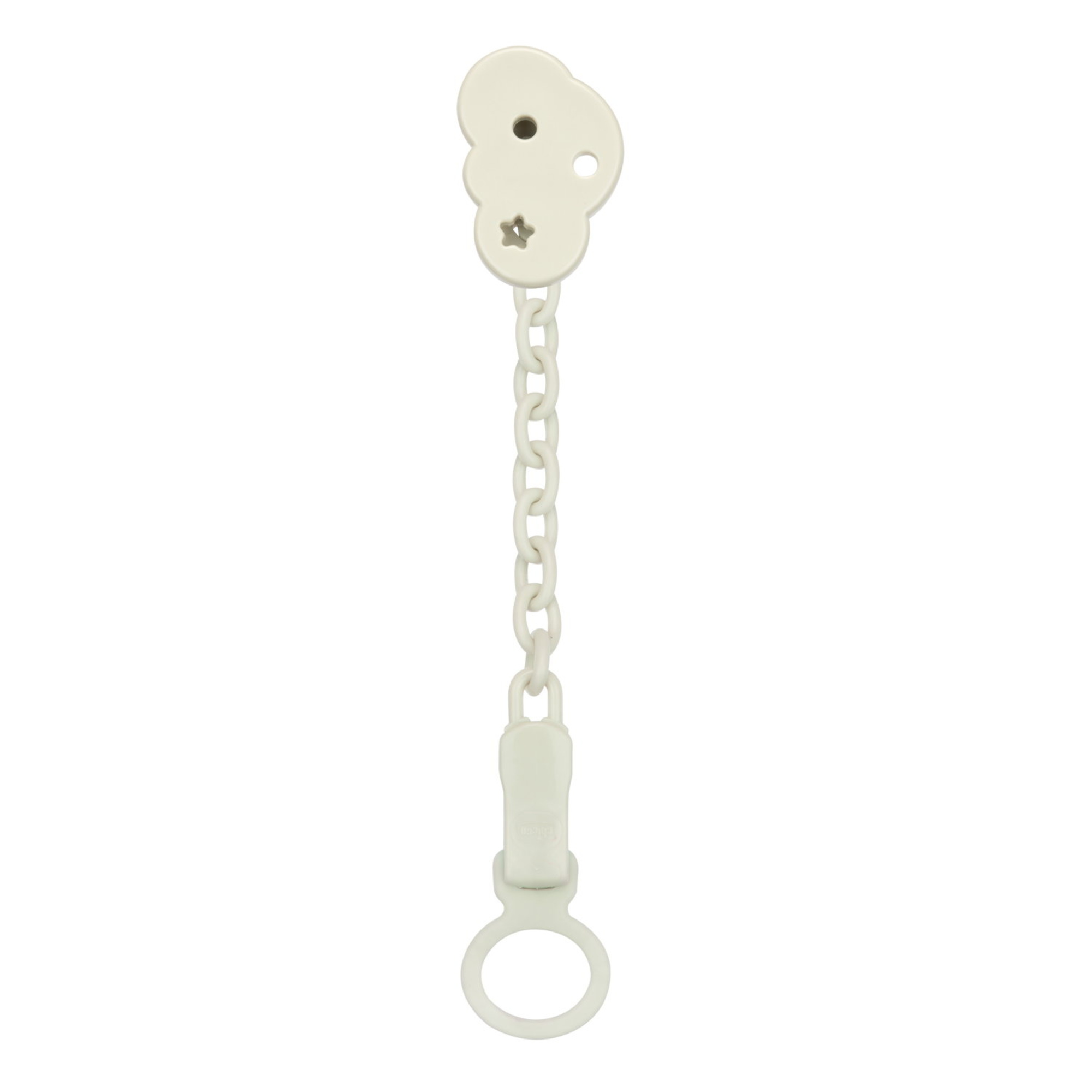 Chicco clip universale grigia portaciuccio bottone anello