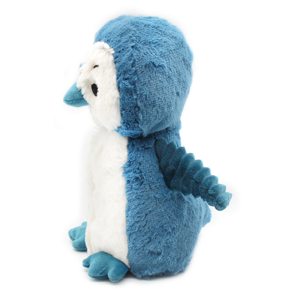 Les Déglingos Ptipotos Iglou peluche pinguino blu mamma bebè