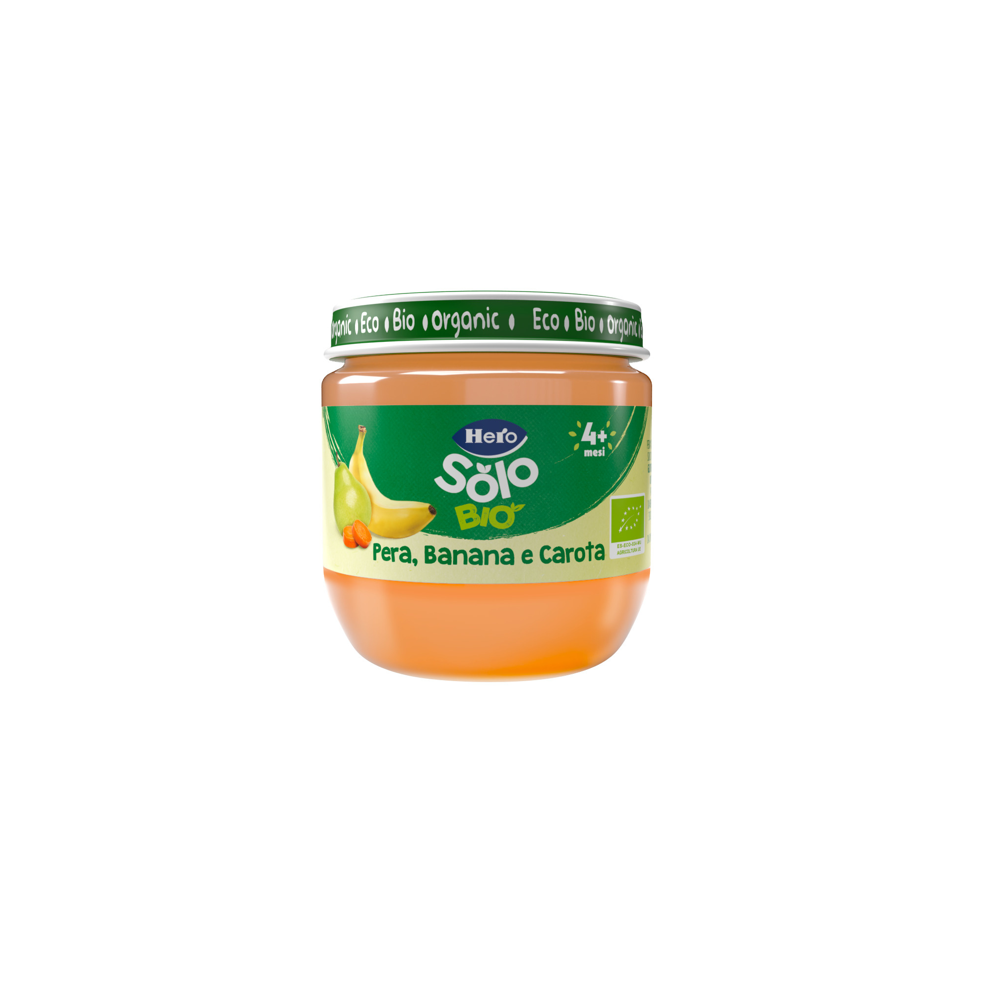 Hero Solo omogeneizzato pera banana carota 120g