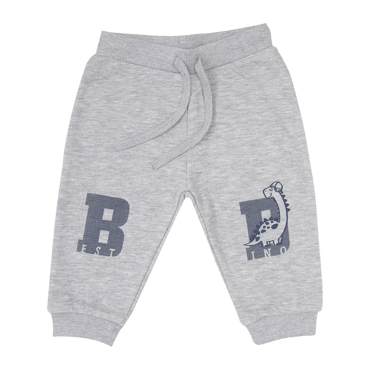 Pantalone felpato bimbo Dino grigio felpa