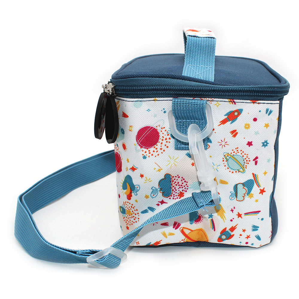Les Déglingos Astros Gufo borsa termica bambini blu
