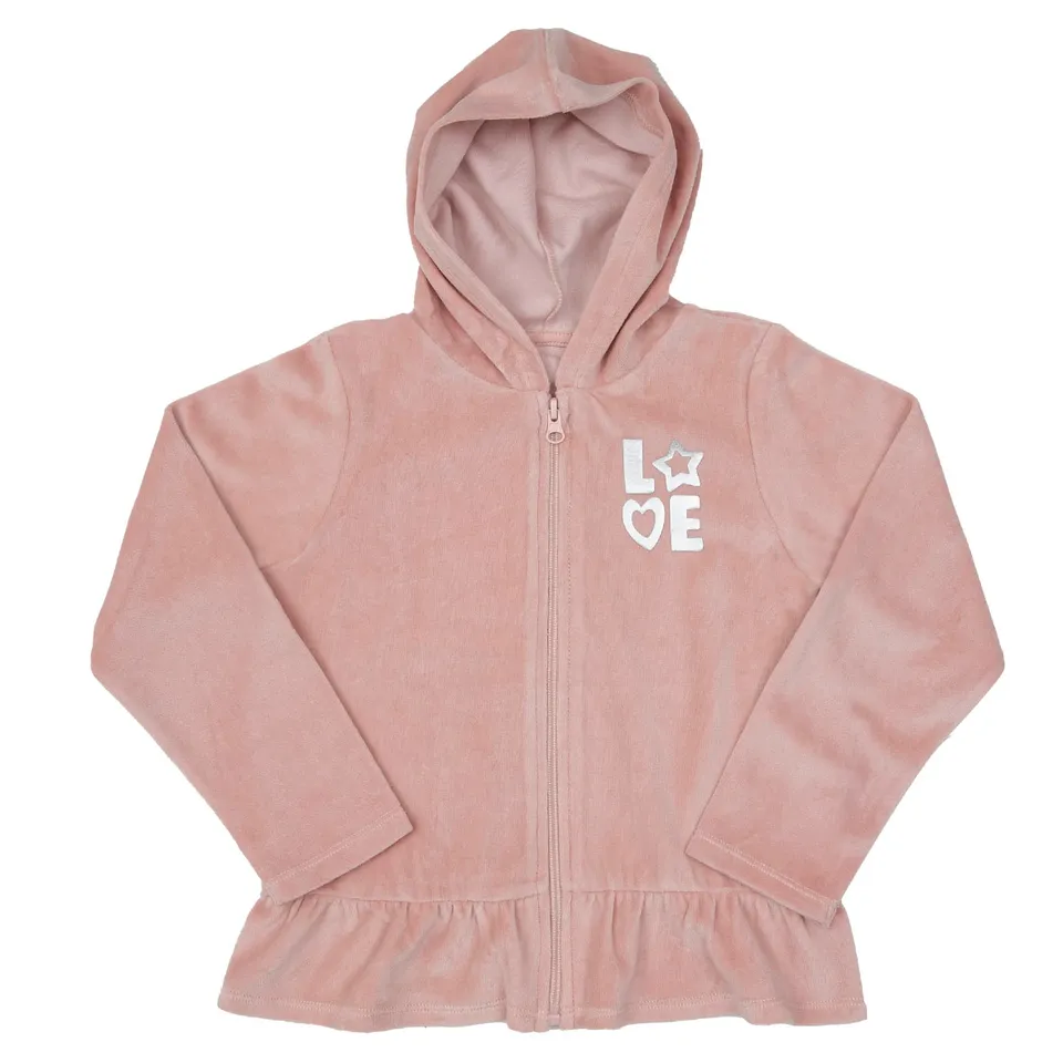 Mawi cardigan ciniglia con cappuccio bambina argento