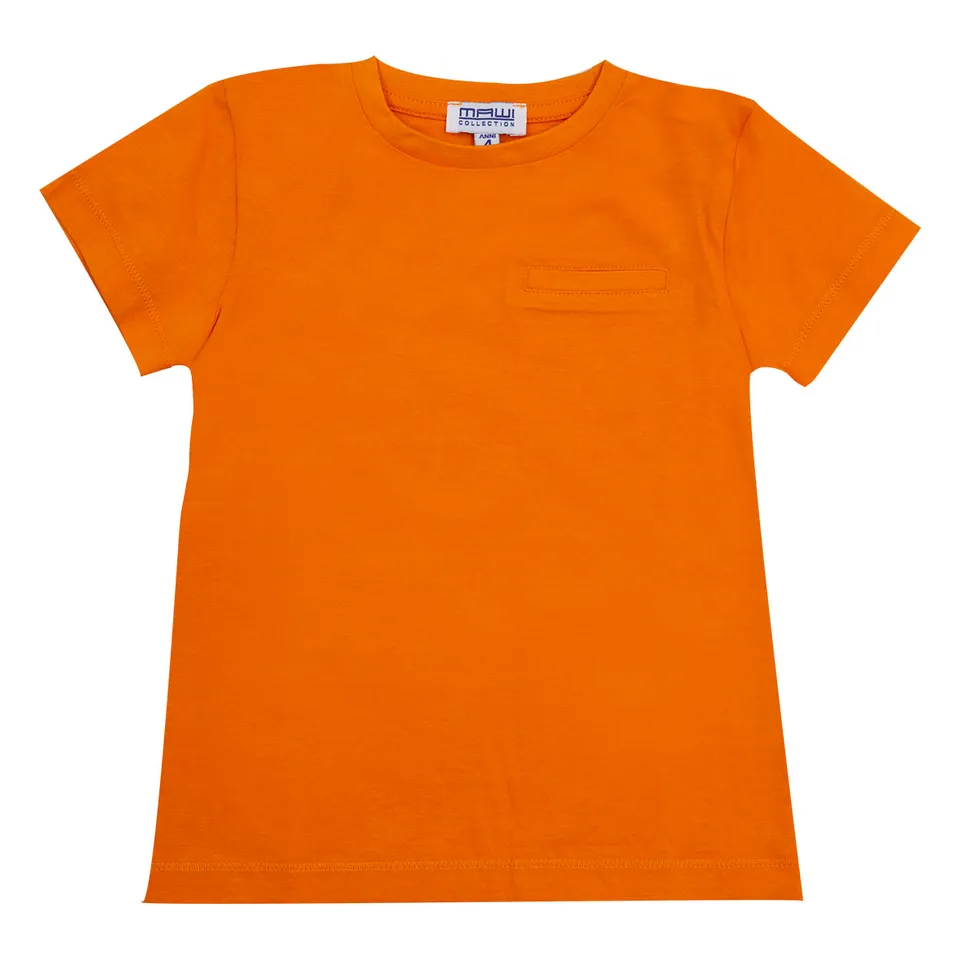 Mawi T-Shirt Manica Corta Cotone con Taschino Bambino