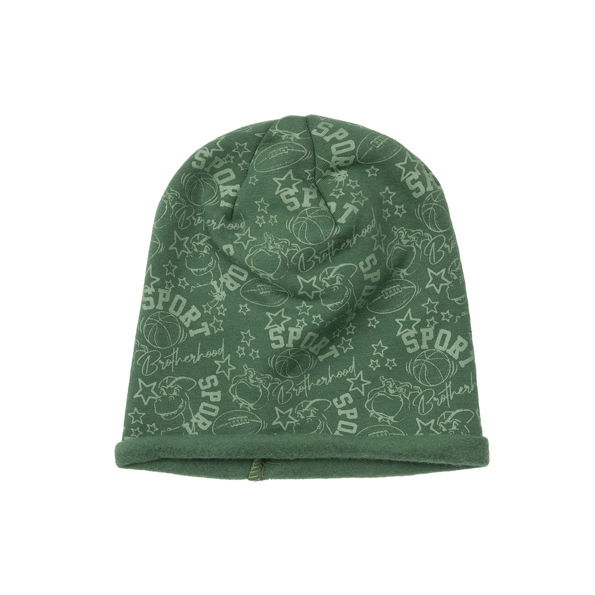 Cappello Felpato Bimbo Verde Sport Club Casual