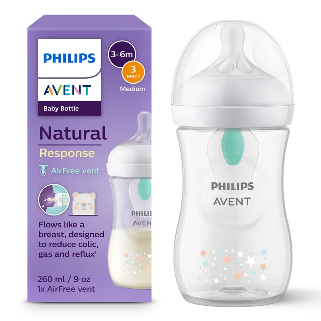Philips Avent Natural biberon AirFree orsetto 260 ml