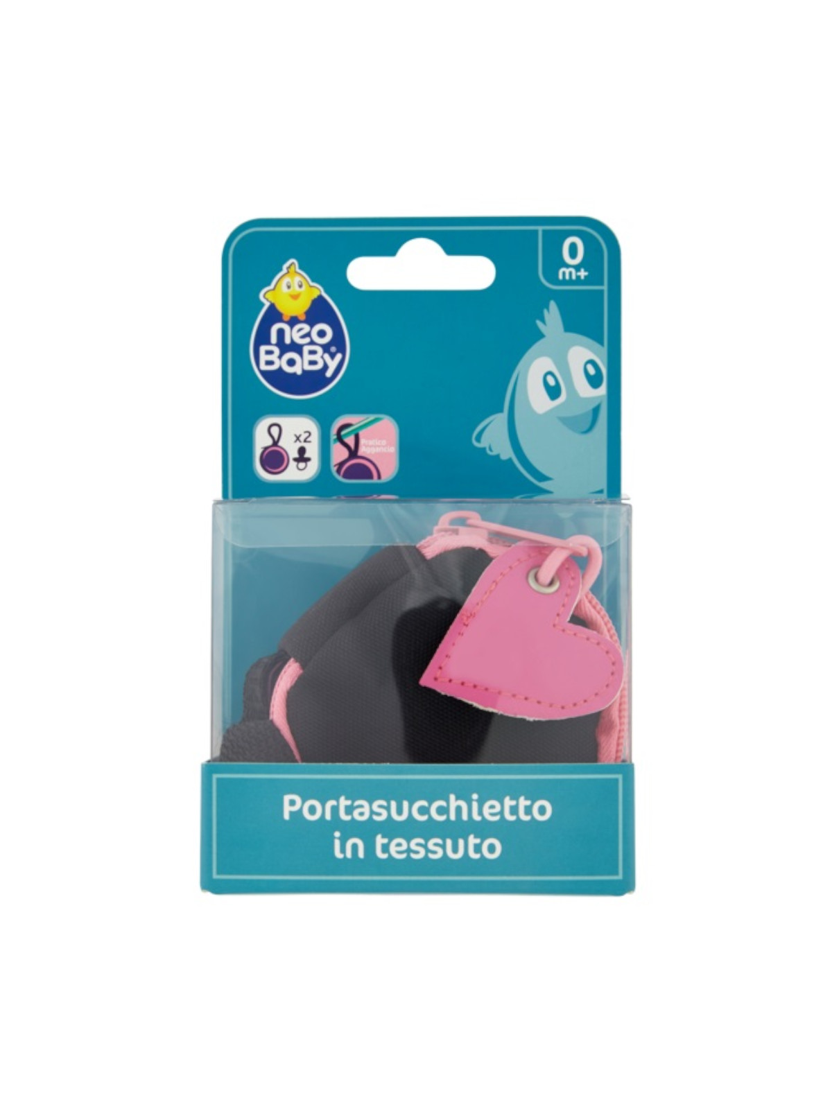 Toys Center Baby portasucchietto tessuto rosa con velcro