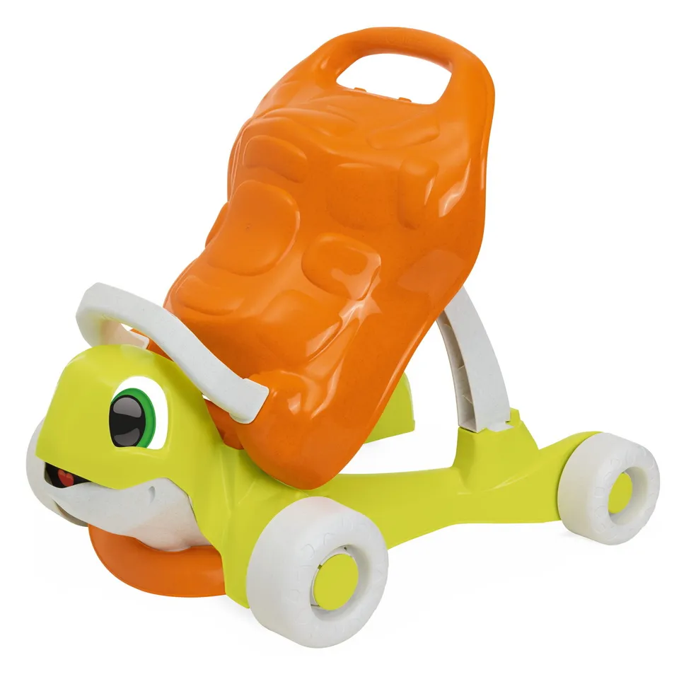 Tartaruga primipassi cavalcabile 2in1 eco plastica riciclata