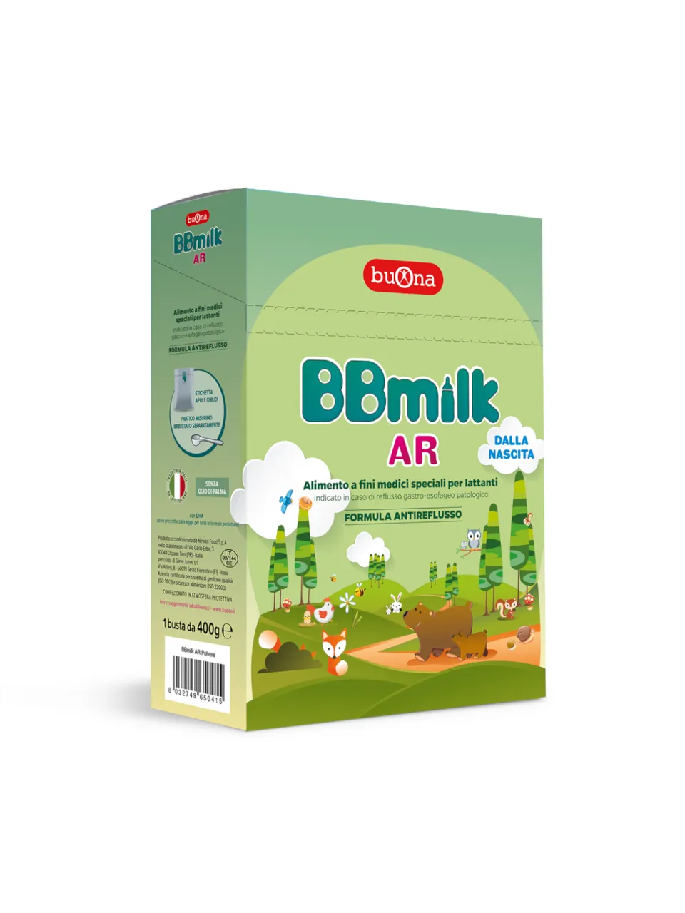 BBmilk AR latte in polvere 400 g antireflusso