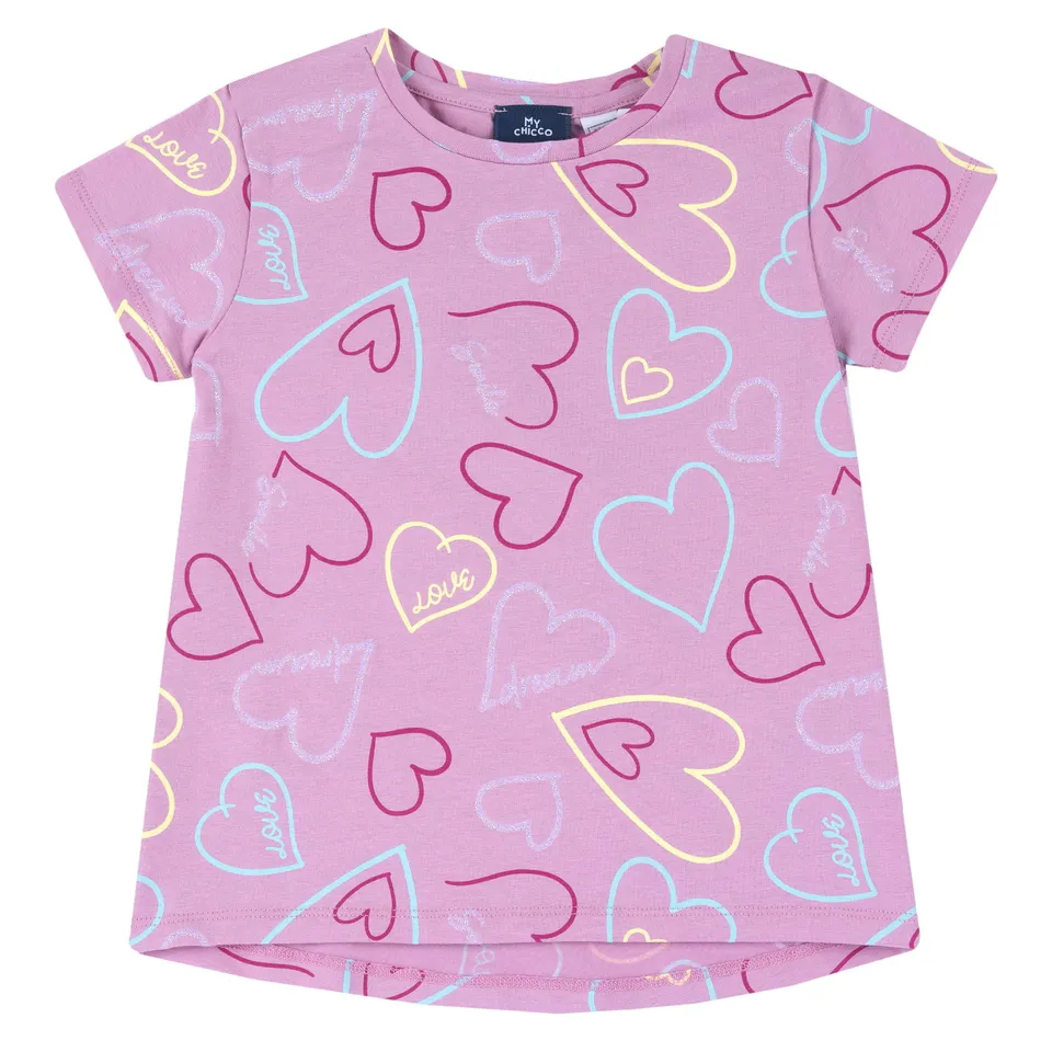 Chicco maglietta maniche corte cotone bambina