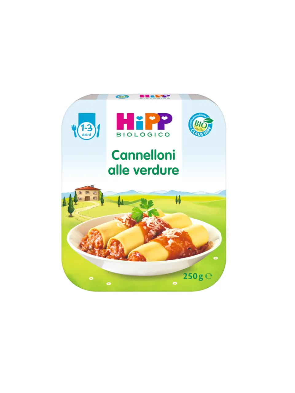 HiPP cannelloni verdure pappa pronta bio 250 g 1-3 anni