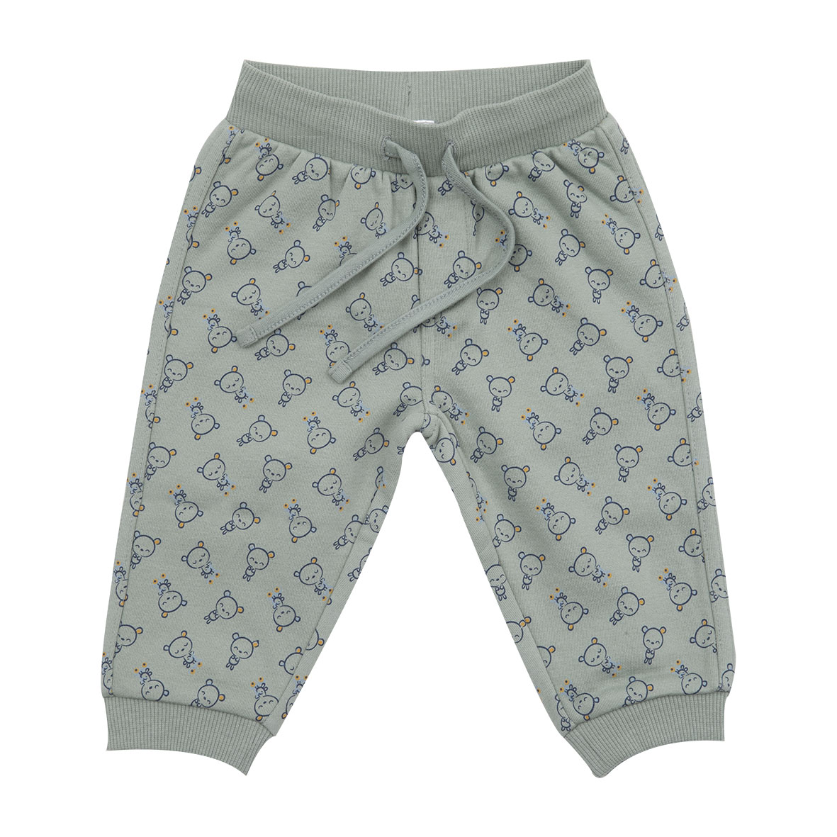Toys Center Baby pantalone felpato bimbo verde animaletti