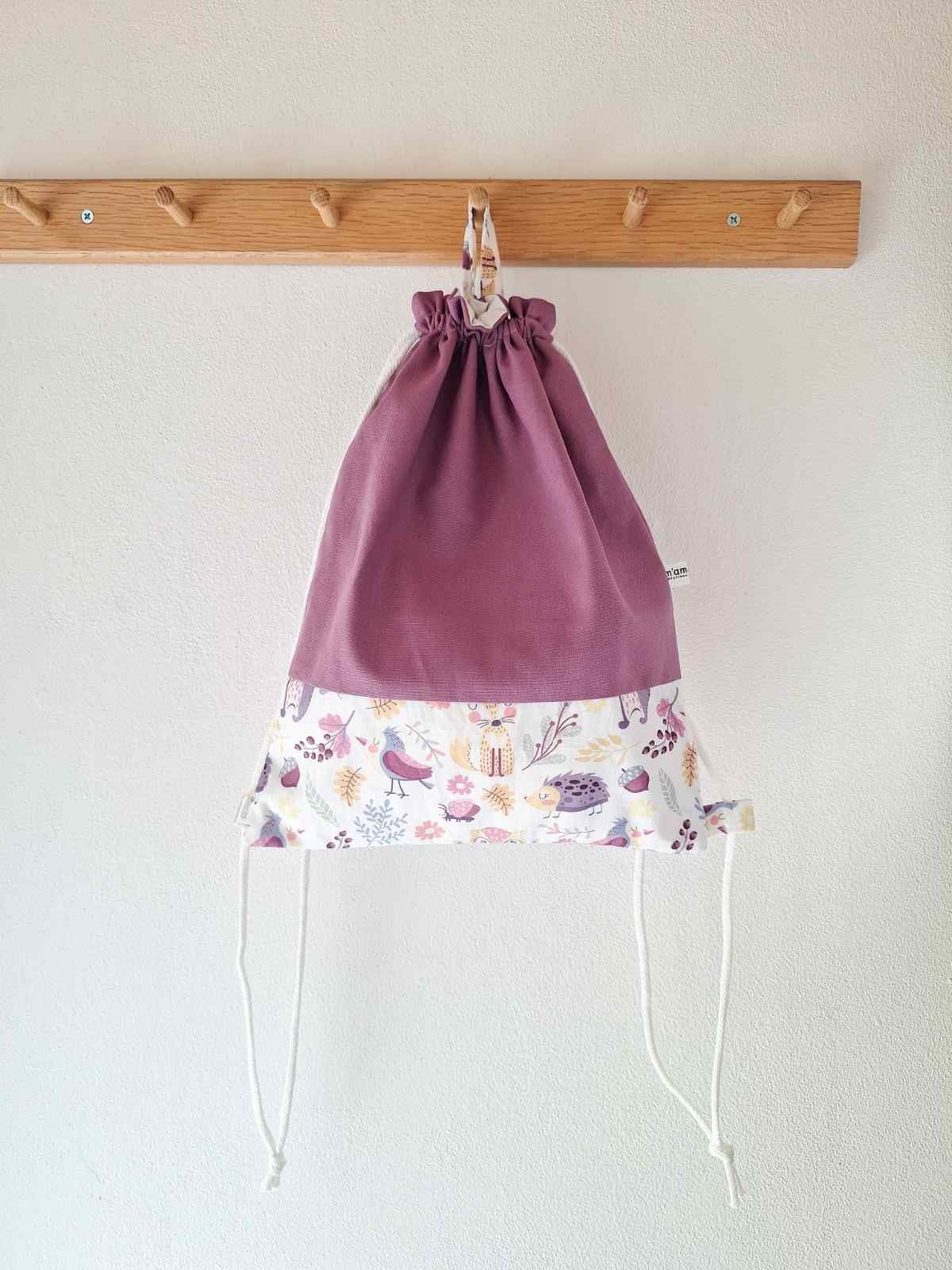 M'Amélie Creations Zaino Asilo Coulisse Personalizzato