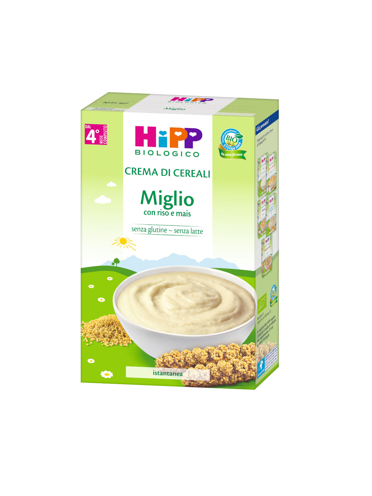 HiPP crema cereali miglio 200g senza glutine