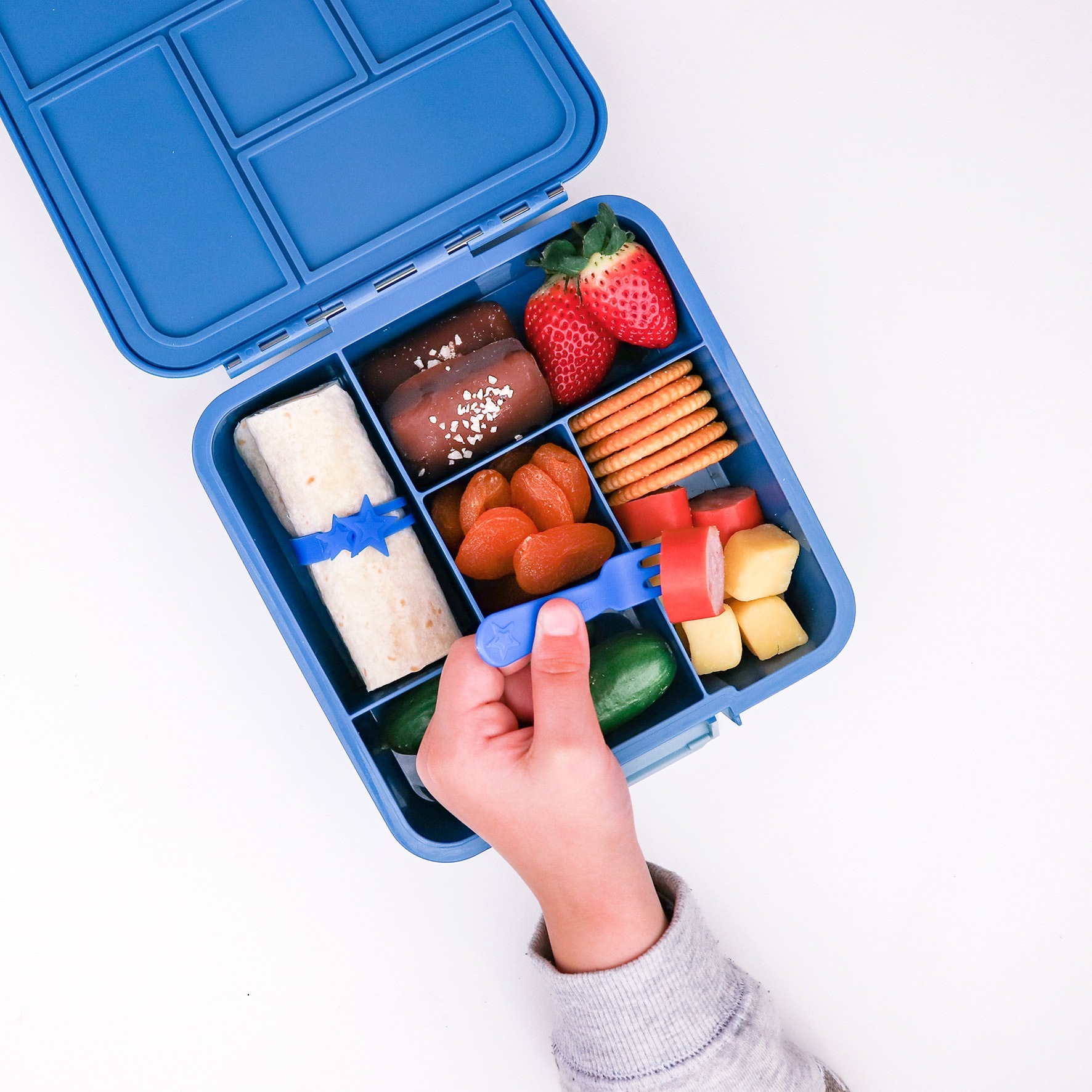 The Dida Wrap Lunchpunch Fasce Silicone Blu