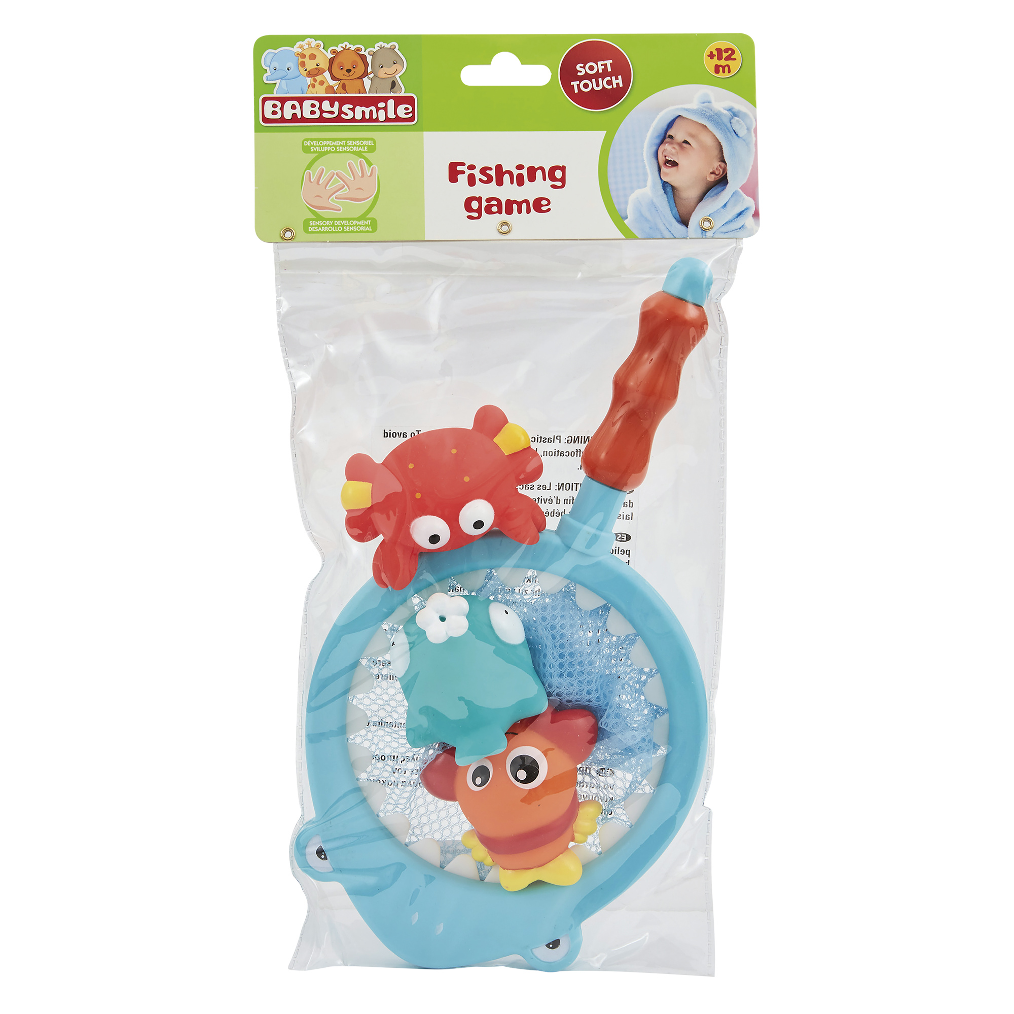 Baby Smile Retino pesca pesci gioco bagnetto morbido