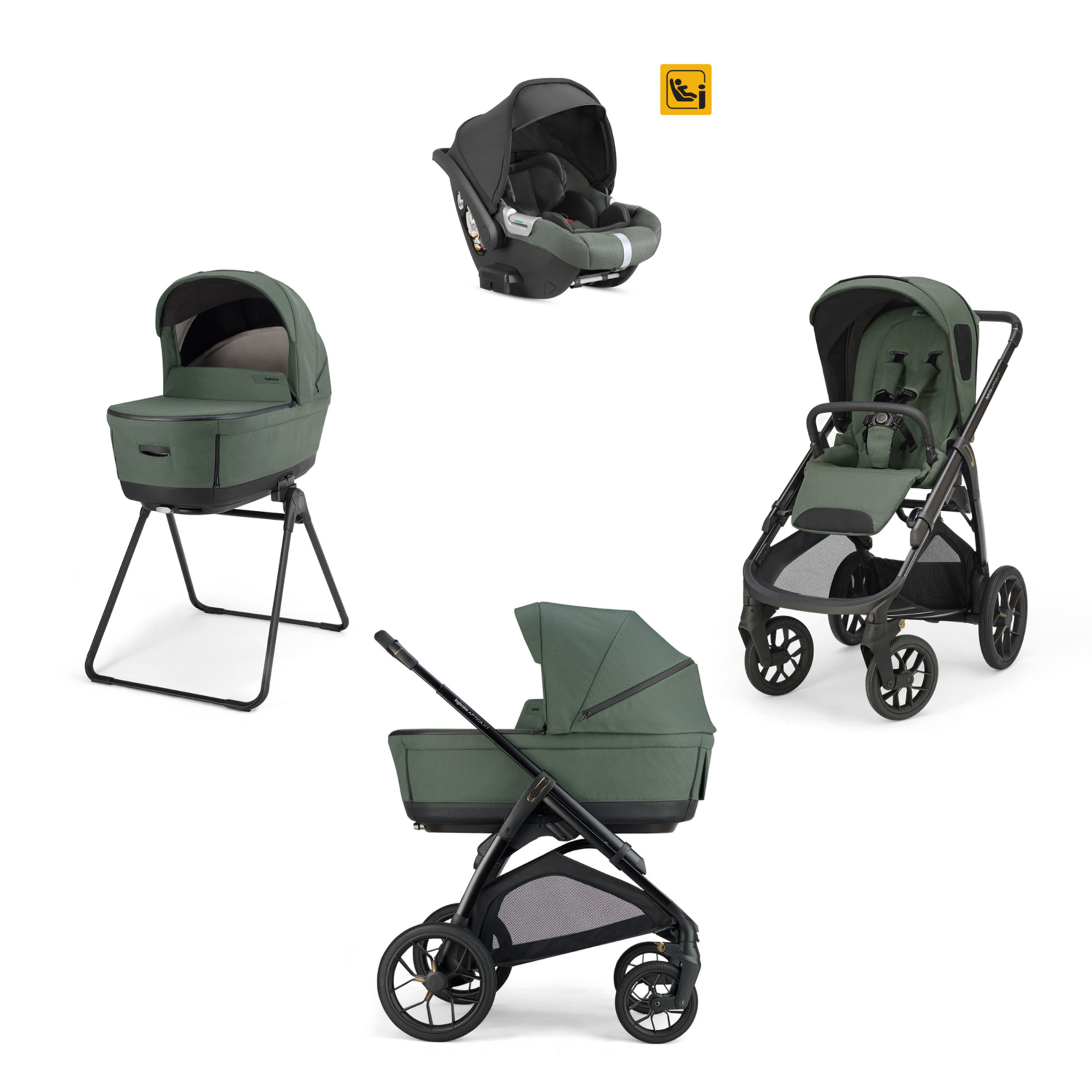 Inglesina Aptica XT System Quattro passeggino taiga green