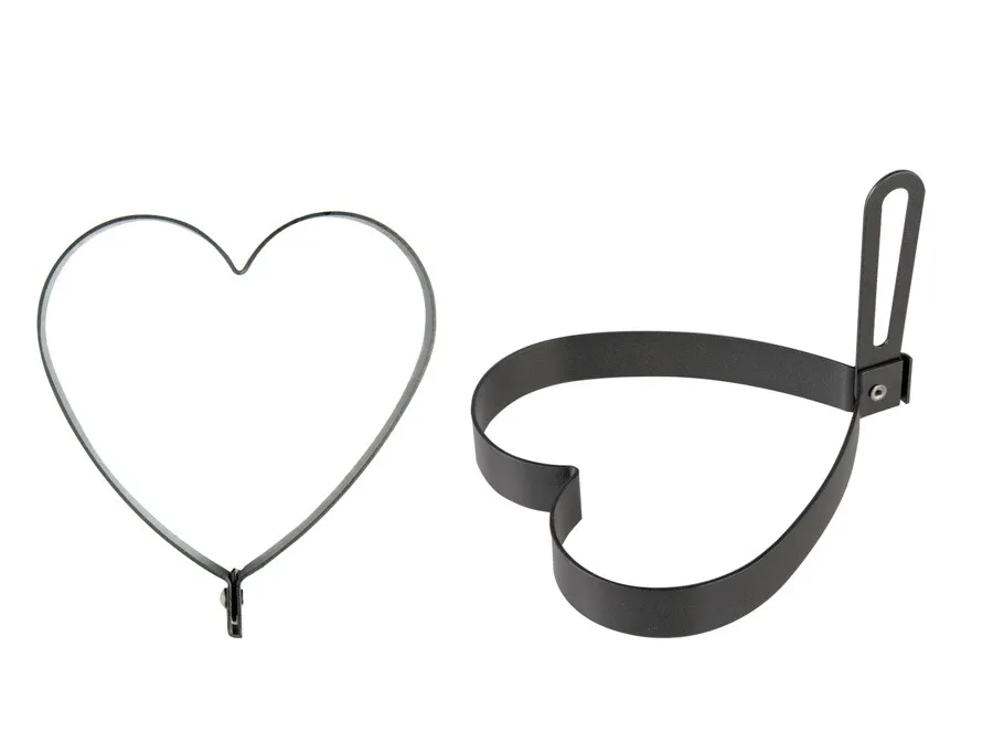 The Dida Stampo Uovo Cuore Moka Acciaio 10 cm