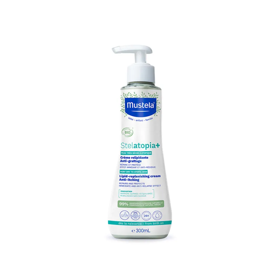 Mustela Stelatopia+ crema corpo relipidante 300 ml bio