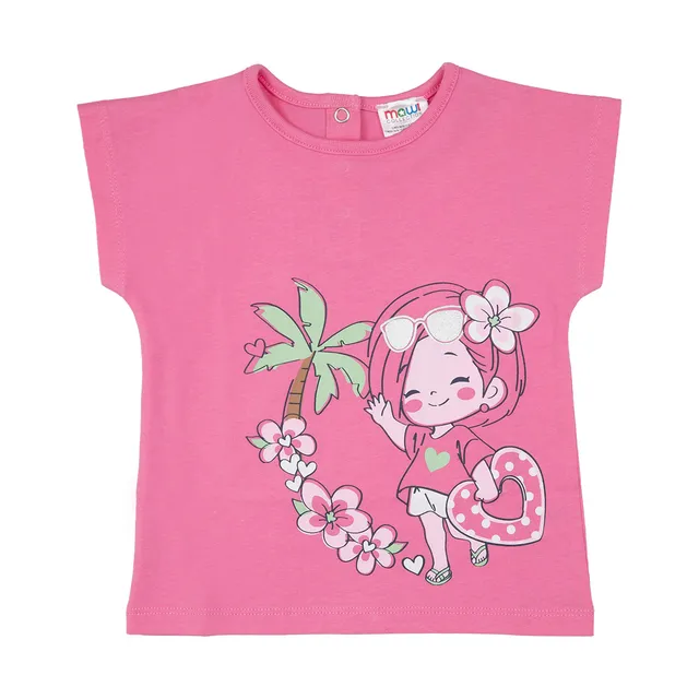 Toys Center Baby Bimba Dolce maglietta bimba rosa jersey