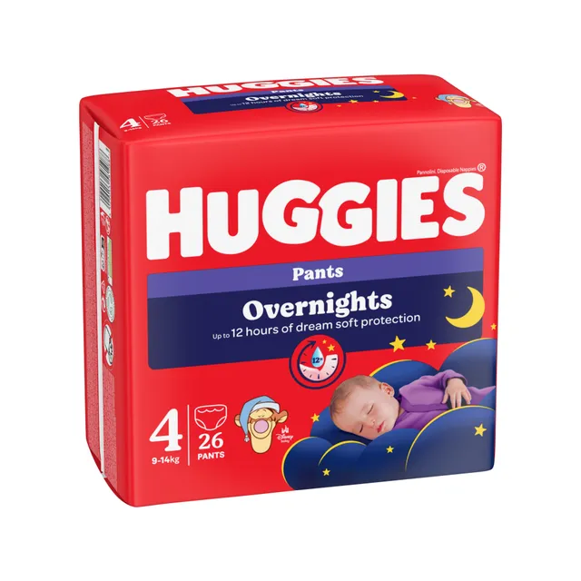 Huggies Overnights pannolino mutandina tg 4 26 pezzi notte