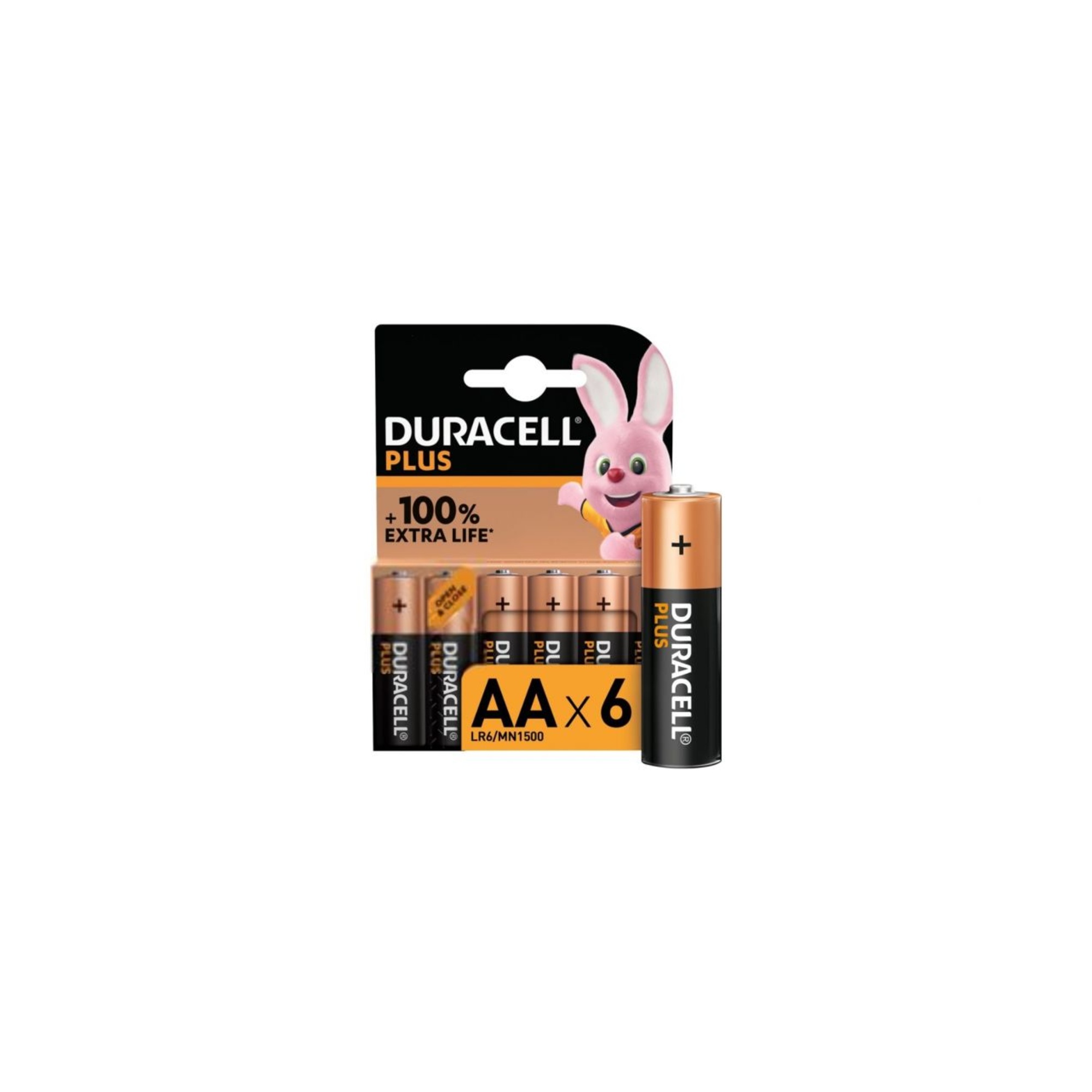 Duracell Plus Power Batterie Alcaline AA 4 Pezzi