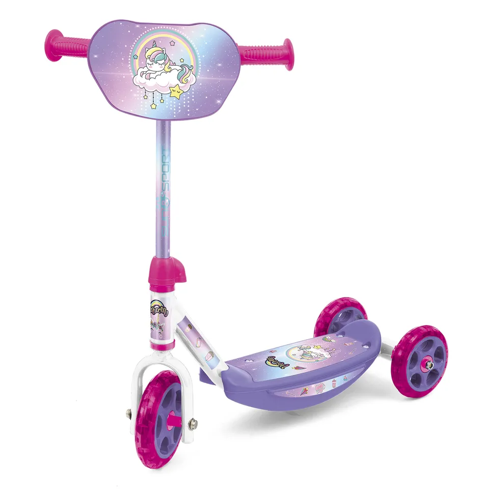 Monopattino 3 Ruote Bambini con Pedana Antiscivolo 20 kg