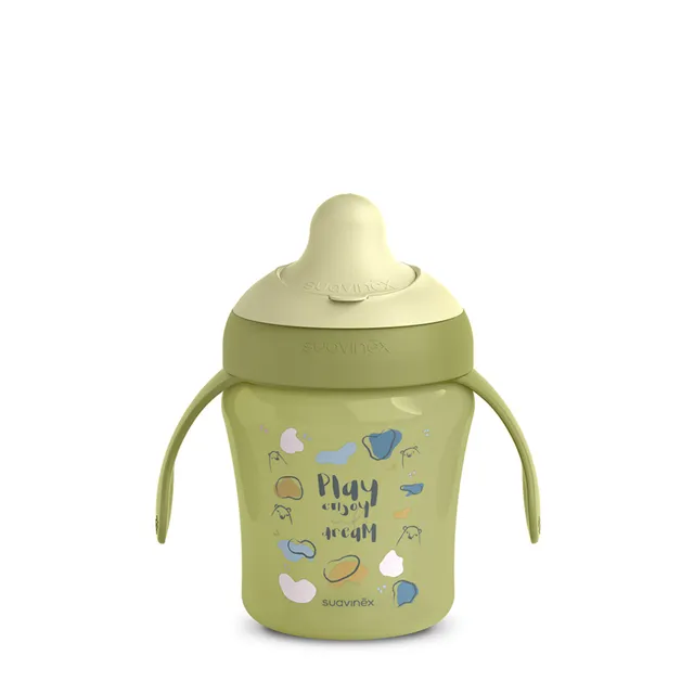 Suavinex My Family Learning Cup tazza 200 ml pistacchio