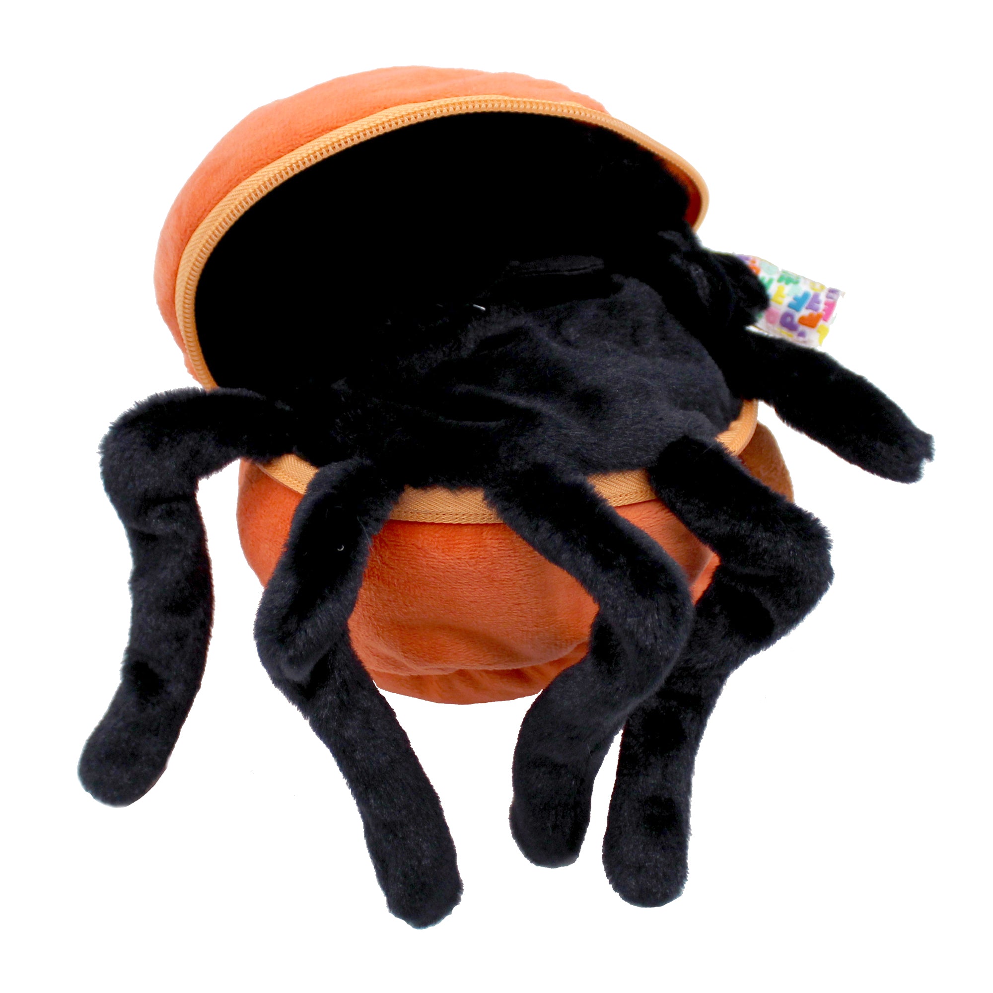 Les Déglingos Flipetz Pumpet peluche ragno zucca