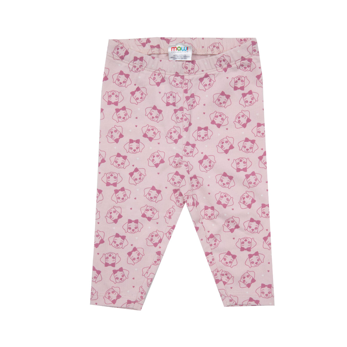 Toys Center Baby legging bambina rosa animaletti jersey