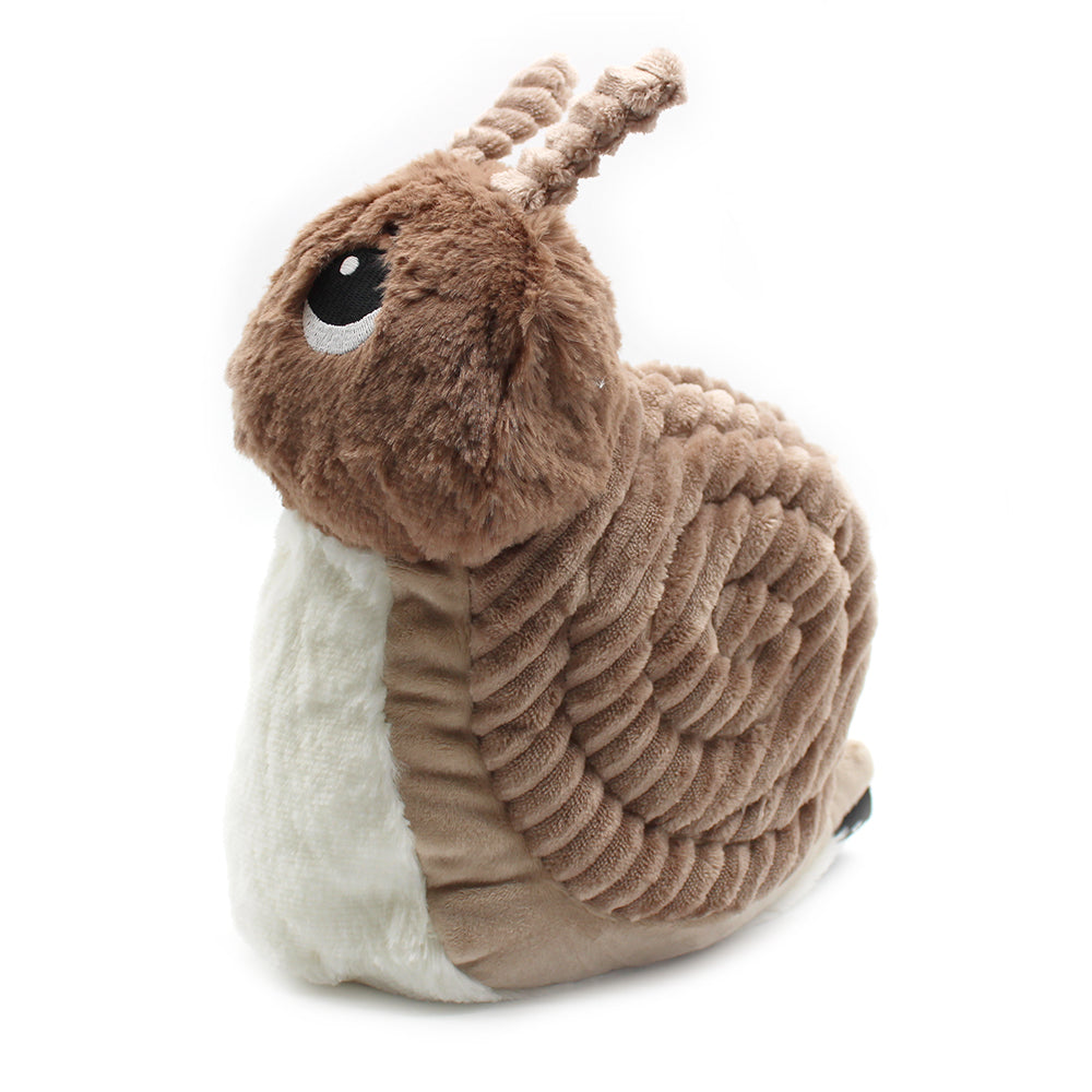 Les Déglingos Ptipotos Speedou peluche lumaca marrone mamma bebè