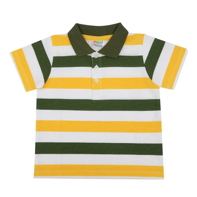 Toys Center Baby Polo bimbo righe blu gialla manica corta