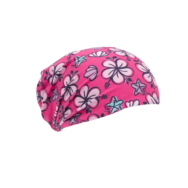 Bandana bimba fucsia fiori stelle jersey