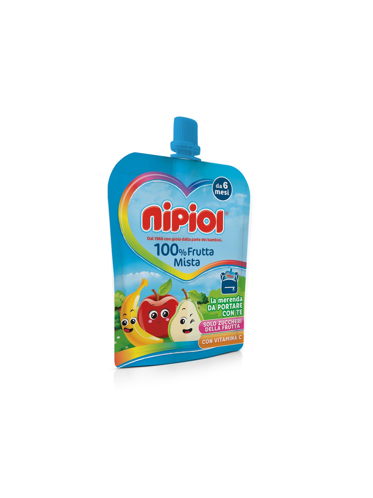 Nipiol Frutta Mista omogeneizzato 85 g senza zuccheri