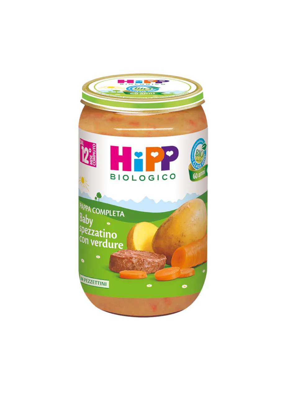 HiPP Pappa Pronta Spezzatino Verdure 250g Bio 12 Mesi