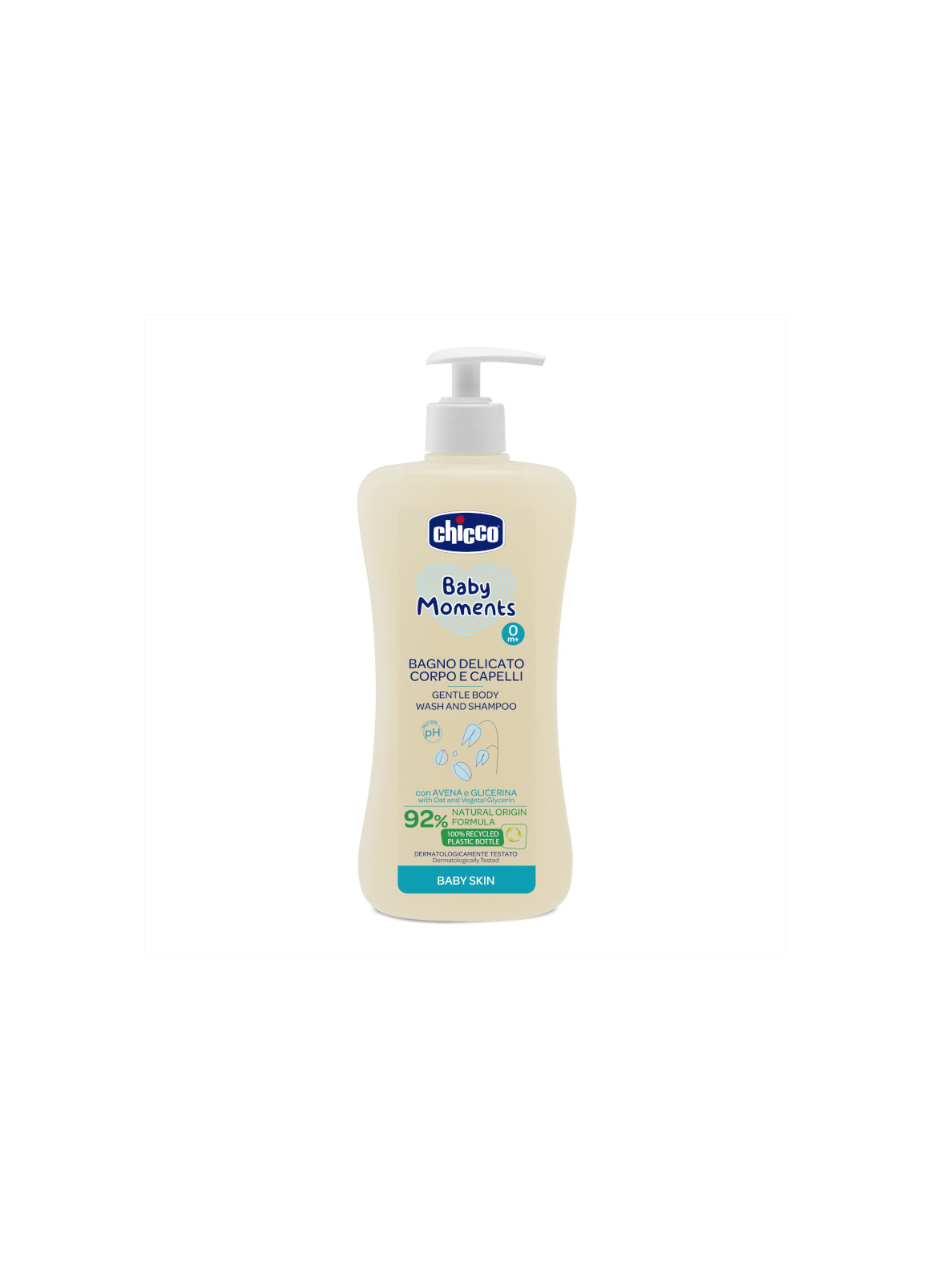 Chicco Baby Moments Bagno Delicato Corpo Capelli Avena