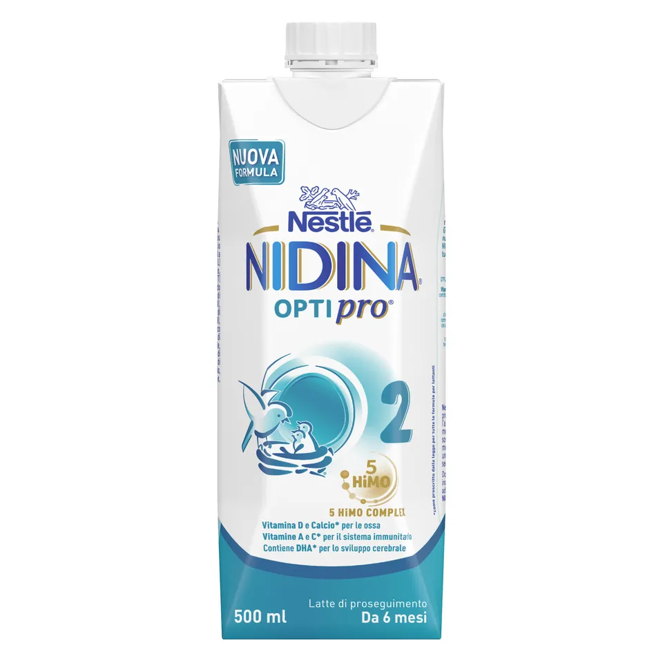 Nestlé Nidina Optipro 2 Latte di Proseguimento 6-12 Mesi 500 ml