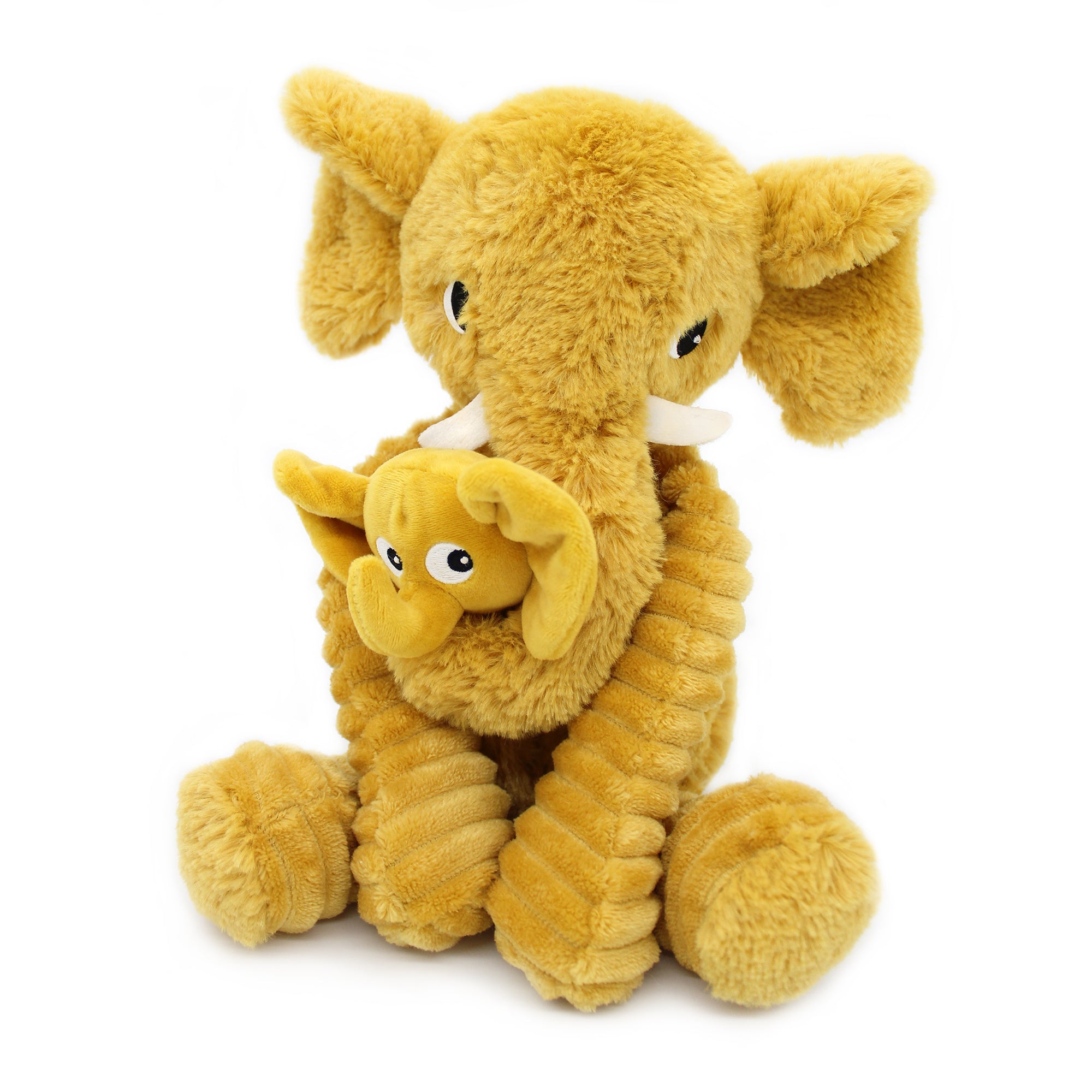 Les Déglingos Ptipotos Dimoitou peluche elefante senape