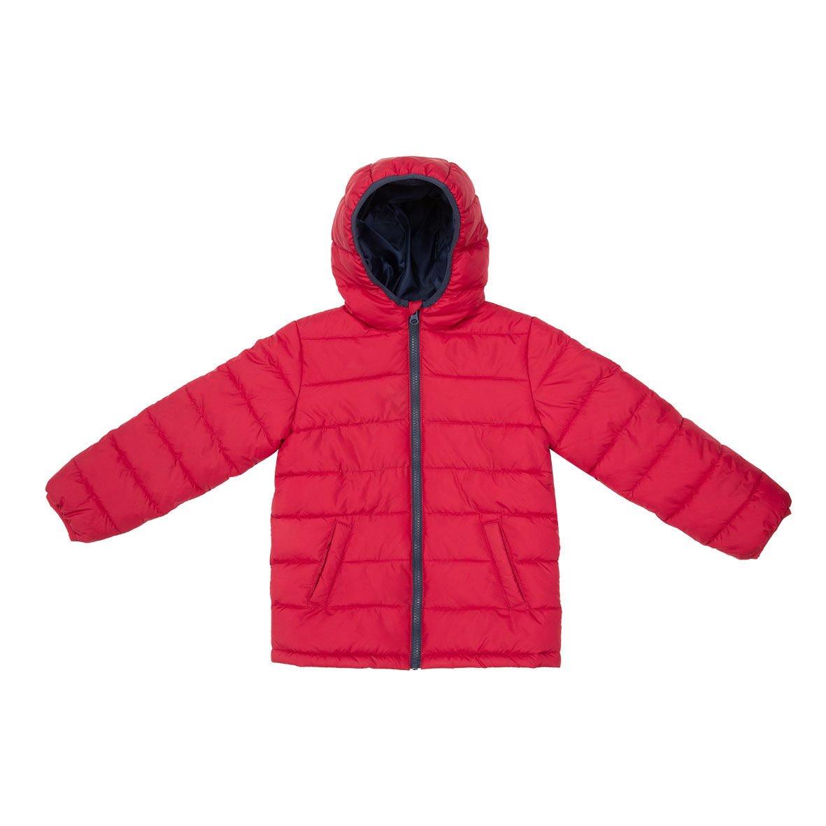 Toys Center Baby piumino bimbo rosso con cappuccio con tasche