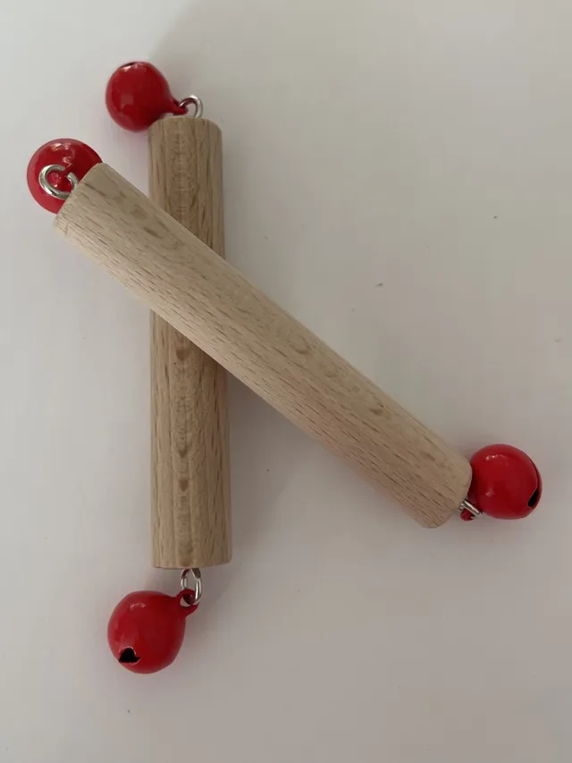 The Dida Sonaglio Montessori Legno Rosso Neonati