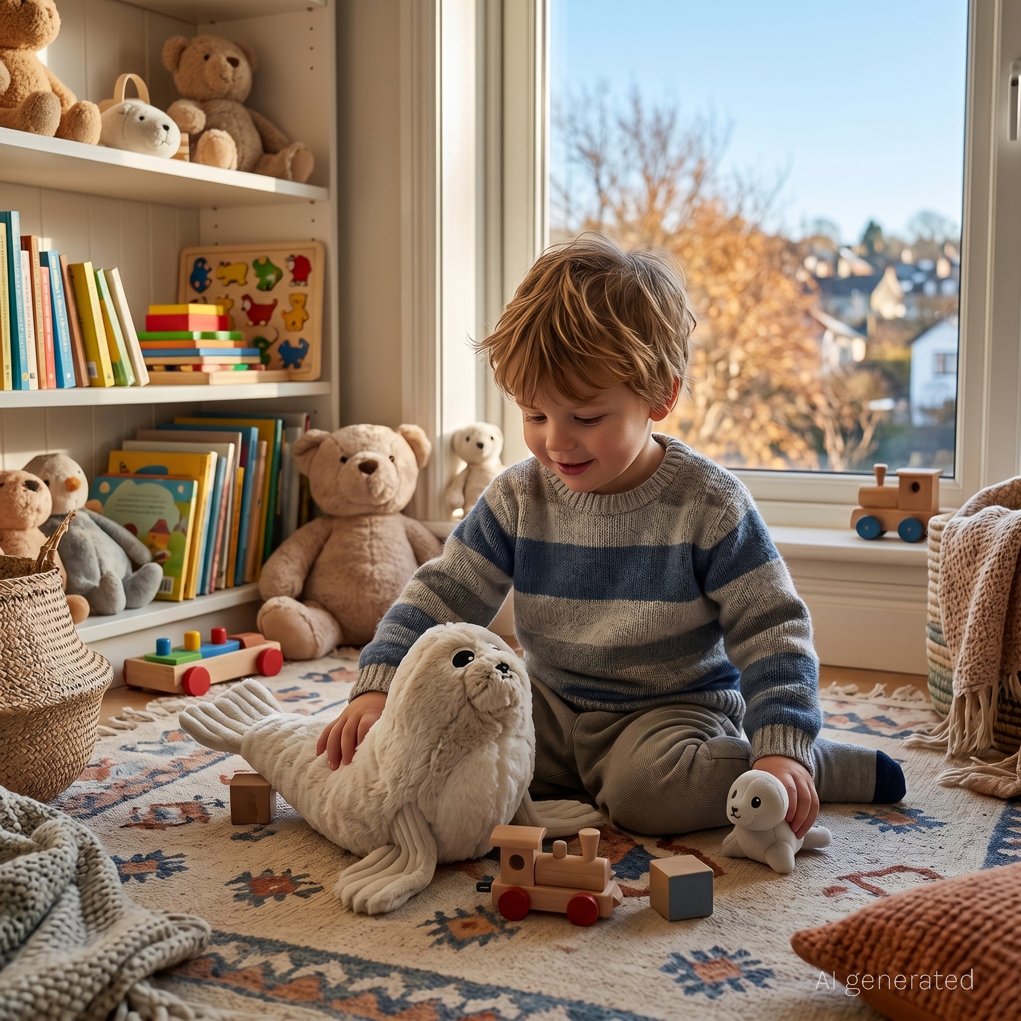 Les Déglingos Ptipotos Ploufou peluche otaria grigia