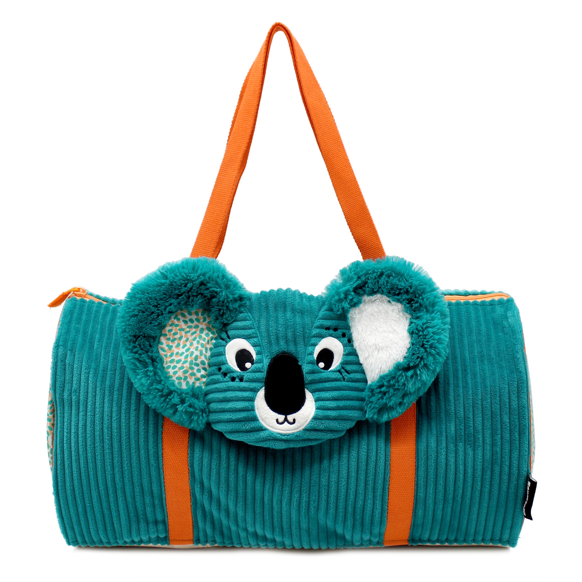 Les Deglingos Berlingos Borsa Viaggio Koala Verde Blu