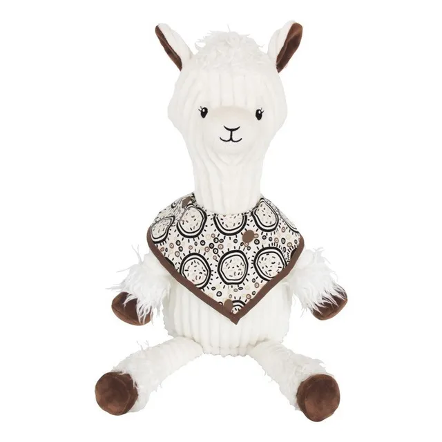 Les Déglingos Muchachos Peluche Lama Bianco 48 cm