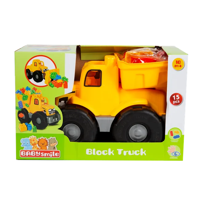 Toys Center Baby Camioncini con blocchi costruzioni 15 pezzi