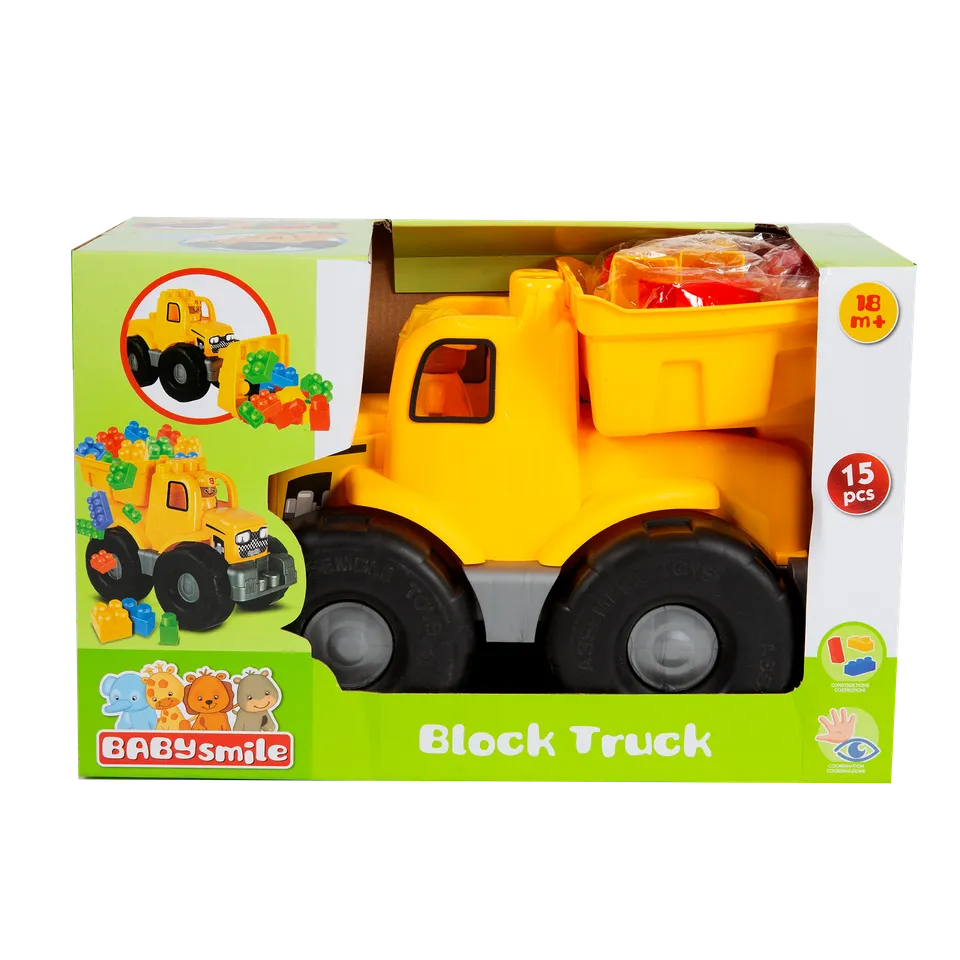 Toys Center Baby Camioncini con blocchi costruzioni 15 pezzi